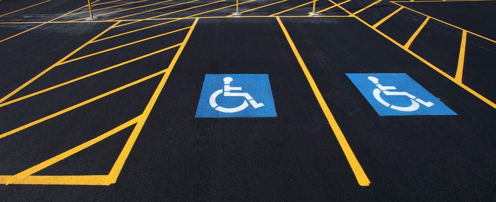 Parking lot striping job 3
